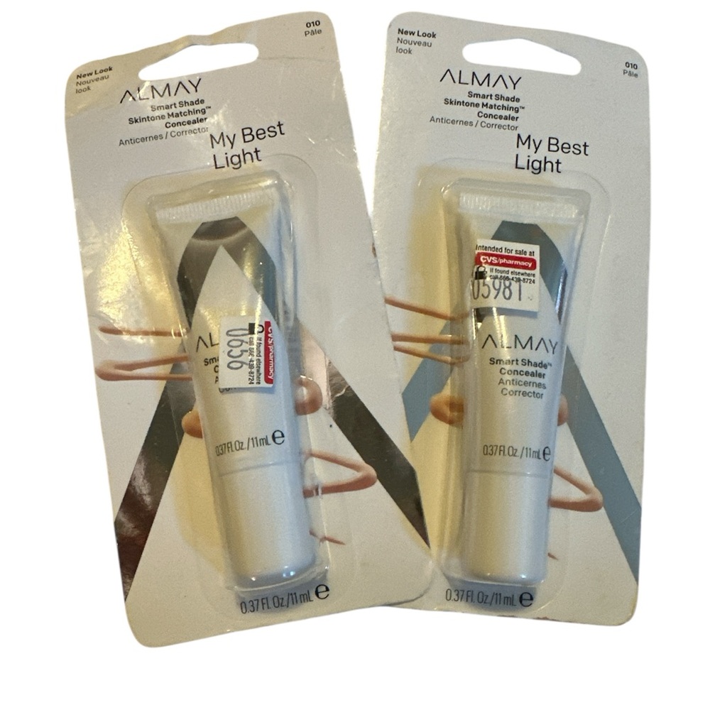 Lot of 2 – Almay Clear Complexion “My Best Light” Concealer – Shade 010 Pale